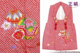 七五三　3歳女の子のお祝いに、正絹の被布コートを追加しました。