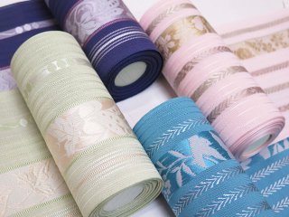 夏物 博多織・正絹の紗献上の半幅帯を追加しました。