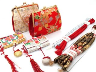 七五三向け、子供用箱せこ(単品)、帯〆、巾着等を追加しました。