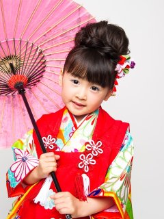 “紅一点” 2016年 七五三 3歳女の子用着物セットを追加しました。