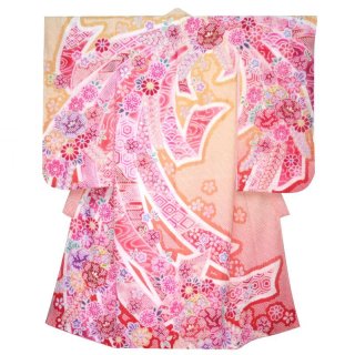 七五三 7歳女の子用絵羽柄の正絹の着物 他を追加しました。