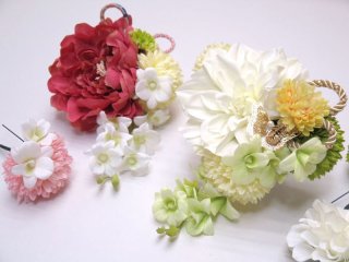 “Sumika”オリジナル・アートフラワー髪飾りを追加しました。
