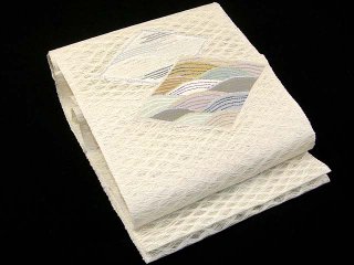 夏物の正絹の八寸名古屋帯を追加しました。