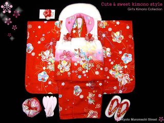 七五三 2011年新作 3歳女児用正絹のお祝い着セットを追加しました。