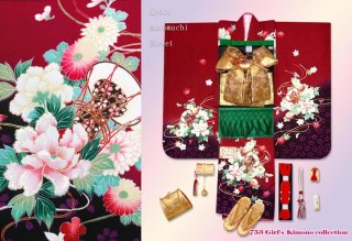 七五三 2011年新作 国産の正絹七歳女児用着物フルセットを追加しました。