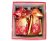 画像3: 七五三 7歳女の子用段織りの結び帯(大寸)と箱セコペアセット【金赤、桜】 (3)