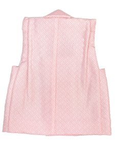 画像5: 七五三 三歳 女の子 被布セット 被布コート 草履 巾着 足袋 4点コーデセット【ピンク】 (5)