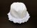 画像4: お宮参り 男の子 赤ちゃん用 日本製 正絹 よだれかけ 帽子 小物 ４点セット【白系、鶴】 (4)