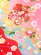 画像3: 七五三 着物 7歳 女の子 フルセット 正絹 日本製 絵羽柄の子供着物 結び帯セット【ピンク、梅に鈴】 (3)