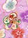 画像3: 七五三 着物 7歳 女の子 フルセット 正絹 日本製 絵羽柄の子供着物 結び帯セット【薄紫ｘクリーム、ねじり梅】 (3)