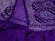画像2: 成人式に 振袖用 総絞り 絞り柄の正絹帯あげ 帯揚げ(単品)【青紫系】 (2)