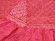 画像2: 【訳あり品】帯揚げ 成人式の振袖用 正絹 総絞り 絞り柄の帯あげ(単品)【濃ピンク、青海波】 現品限り！ 希少 (2)