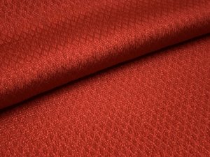 画像4: 振袖用 帯揚げ 帯締め ポリエステルふくれ生地の帯揚げ パールビーズ飾りの振袖用帯〆 セット【レッド系】 (4)