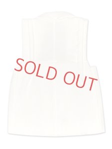 画像5: 七五三 三歳 女の子 被布セット 被布コート 草履 巾着 足袋 4点コーデセット【白、うさぎさん】 (5)