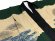 画像5: 七五三 着物 5歳 男の子 フルセット 正絹 日本製 刺繍入り 羽織 着物と縞袴セット【濃緑、鷹と城】 (5)