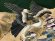 画像6: 七五三 着物 5歳 男の子 フルセット 正絹 日本製 刺繍入り 羽織 着物と縞袴セット【濃緑、鷹と城】 (6)