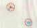 画像4: ベビー 初節句 着物 女の子 赤ちゃん用 被布コート 二部式着物 セット(合繊)【生成りｘ藤色、鶴と松・梅】 (4)