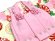 画像2: ベビー 初節句 着物 女の子 赤ちゃん用 被布コート 二部式着物 セット(合繊)【ピンク、ひわ、菊と鞠】 (2)