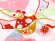 画像5: 産着 お宮参りの着物 女の子のお祝い着（初着） 正絹【ピンク 鈴と熨斗に梅】 (5)