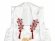 画像4: 被布コート ３歳女の子用 日本製 正絹 刺繍柄 被布コート(単品)【白、鞠と梅】 (4)