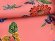 画像7: 七五三着物 3歳 女の子 正絹  和染紅型 栗山吉三郎の被布コートと着物 オリジナル・コーディネートセット【赤ｘピンク、雪輪】 (7)