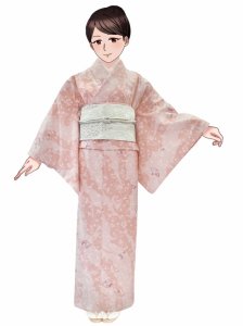アトム様　2点おまとめ洗える着物 単衣 T-6679 洗える着物 単衣 H・L(アッシュ・エル) 2024年新作 小紋