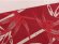 画像3: 半幅帯 「HANAE MORI」ブランドの半巾帯(細帯) 合繊 400cm【赤系 竹に笹の葉】 (3)
