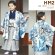 画像7: 華徒然ブランド 七五三 5歳 男の子 着物 羽織 袴 フルセット（合繊）【選べる二色】 (7)