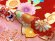 画像3: 七五三 着物 フルセット 7歳 女の子用  金駒刺繍 正絹 四つ身の着物と結び帯 フルセット【赤、桜と流水】 (3)