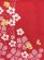 画像6: 七五三 7歳 女の子用 日本製 正絹 本絞り柄 金駒刺繍 絵羽付け 四つ身の着物【桃赤、梅】 (6)