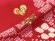 画像4: 七五三 着物 7歳 フルセット 日本製 正絹 本絞り柄 金駒刺繍 絵羽付け 着物と結び帯 コーディネートセット【チェリーレッド、梅】 (4)