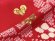 画像3: 七五三 着物 7歳 フルセット 日本製 正絹 本絞り柄 金駒刺繍 絵羽付け 着物と結び帯 コーディネートセット【チェリーレッド、梅】 (3)
