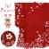 画像1: 七五三 7歳 女の子用 日本製 正絹 本絞り柄 絵羽付け 四つ身の着物【赤、梅】 (1)