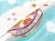 画像7: 七五三 7歳 女の子用 日本製 正絹 本絞り 総刺繍 絵羽付け 四つ身の着物【水色、鞠】 (7)