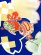 画像3: 七五三 着物 7歳 フルセット 日本製 正絹 手描き 金駒刺繍 絵羽付け 四つ身の着物と結び帯 コーディネートセット【群青、宝尽くし】 (3)