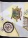画像8: 七五三 着物 5歳 男の子 日本製 正絹 金駒刺繍 羽織 着物 アンサンブル【黒地、兜】 (8)