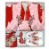 画像10: 七五三着物 3歳 女の子 正絹 刺繍柄の被布コートと着物 オリジナル・コーディネートセット【ピンクｘ赤、鞠と束ね熨斗】 (10)
