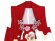 画像4: 被布コート ３歳女の子用 七五三 日本製 正絹 本絞り 刺繍柄 被布コート(単品)【紅白、鞠と梅】 (4)