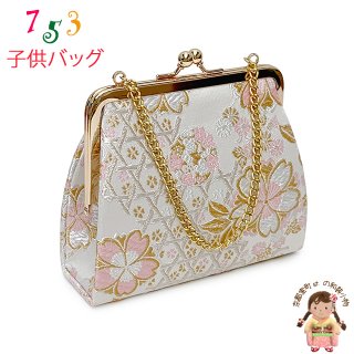 和装バック着物バック　ちりめん生地・露芝に桜（京紫）卒業入学結婚七五三お宮参り 和装バック着物バック ちりめん生地・露芝に桜（京紫）卒業入学