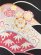 画像4: 七五三 7歳 女の子 日本製 正絹 金駒刺繍 絵羽付け 四つ身の着物【黒地、花山に梅】 (4)