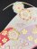 画像5: 七五三 7歳 女の子 日本製 正絹 金駒刺繍 絵羽付け 四つ身の着物【黒地、花山に梅】 (5)