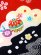 画像5: 七五三 着物 7歳 女の子 高級 本絞り 手描き友禅 絵羽柄の子供着物(正絹)【赤×黒、鞠と雲】 (5)