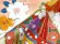 画像4: 七五三 7歳 女の子 着物セット 日本製 正絹 手描き ぼかし染め 金駒刺繍 絵羽付け 四つ身の着物と結び帯 コーディネートセット【シャーベットオレンジ、鞠と牡丹】 (4)