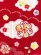 画像6: 七五三 7歳 着物 女の子用 日本製 正絹 本絞り 総刺繍 絵羽付け 四つ身の着物【赤、ねじり花と雲】 (6)