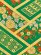 画像3: 七五三 袋帯 正絹 桐生織 こども・ジュニア用 日本製 全通の女の子用祝帯 仕立て上がり【緑、小花と浪・亀甲】 (3)