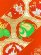 画像3: 七五三 袋帯 正絹 桐生織 こども・ジュニア用 日本製 全通の女の子用祝帯 仕立て上がり【朱赤、小槌・鶴】 (3)