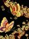 画像2: 七五三 袋帯 正絹 桐生織 こども・ジュニア用 日本製 全通の女の子用祝帯 仕立て済み【黒地、蝶と桜】 (2)