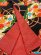 画像4: 七五三 7歳 着物 正絹 フルセット 女の子 ブランド「紅一点」 四つ身 作り帯のセット【黒地、扇と小槌】 (4)