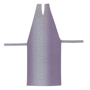 画像2: 和装エプロン 着物エプロン 携帯エプロン ミニポーチ付き 和装での会食に【藤灰系ぼかし】 (2)