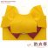 画像1: 女性用浴衣帯 リボン返し結びの垂れ付きの作り帯 日本製【黄色×エンジ】 (1)